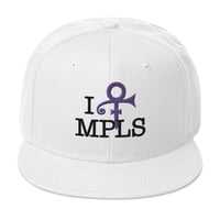 Image 2 of I [PRINCE] MPLS Ballcap (Black Text)