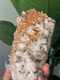 Image 3 of DOUBLE SIDED ORANGE COLOBIAN NEEDLE QUARTZ