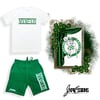 Celtic Clover Green “93’ in Rome” Summer Short Set