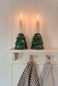 Image 5 of Christmas Tree Candlesticks ( set of 2 )