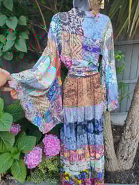 Image 10 of Patchwork Stevie top purple tassels