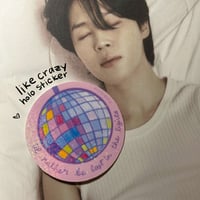 Image 1 of Like Crazy Jimin Holographic Glitter Sticker