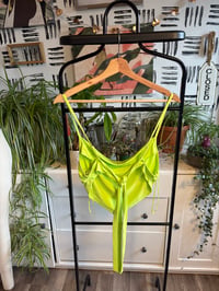Image 3 of Fashion  Nova neon tie back top