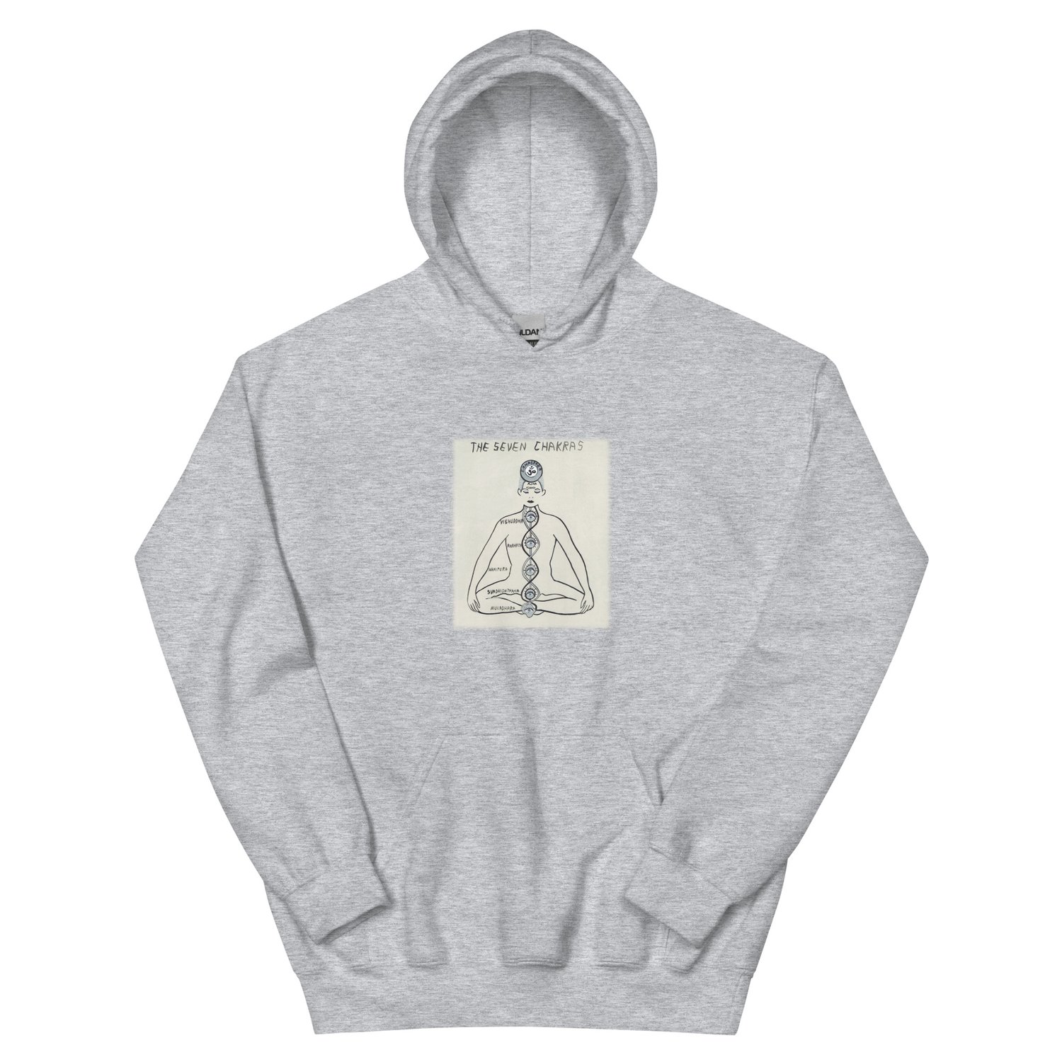Image of THE SEVEN CHAKRAS HOODIE