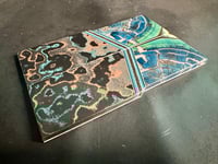 Image 3 of Mammoth Tusk & Carbon Carbon GLOW Segmented Knife Scales 