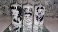 Image 1 of SILVER BETTY BOOP CANDLE SET 