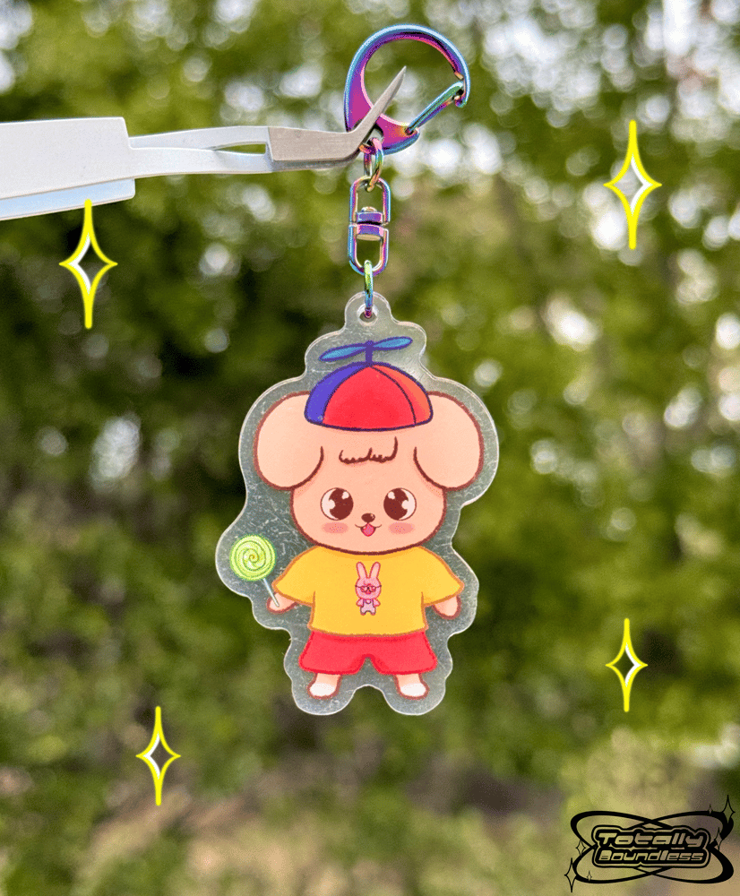 Image of Lollipop Puppym Keychain