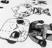 Image 2 of Halloween Friends Chibi edition - white tee