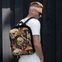 Image 2 of Goblincore Skull and Mushroom Grunge/Punk Backpack