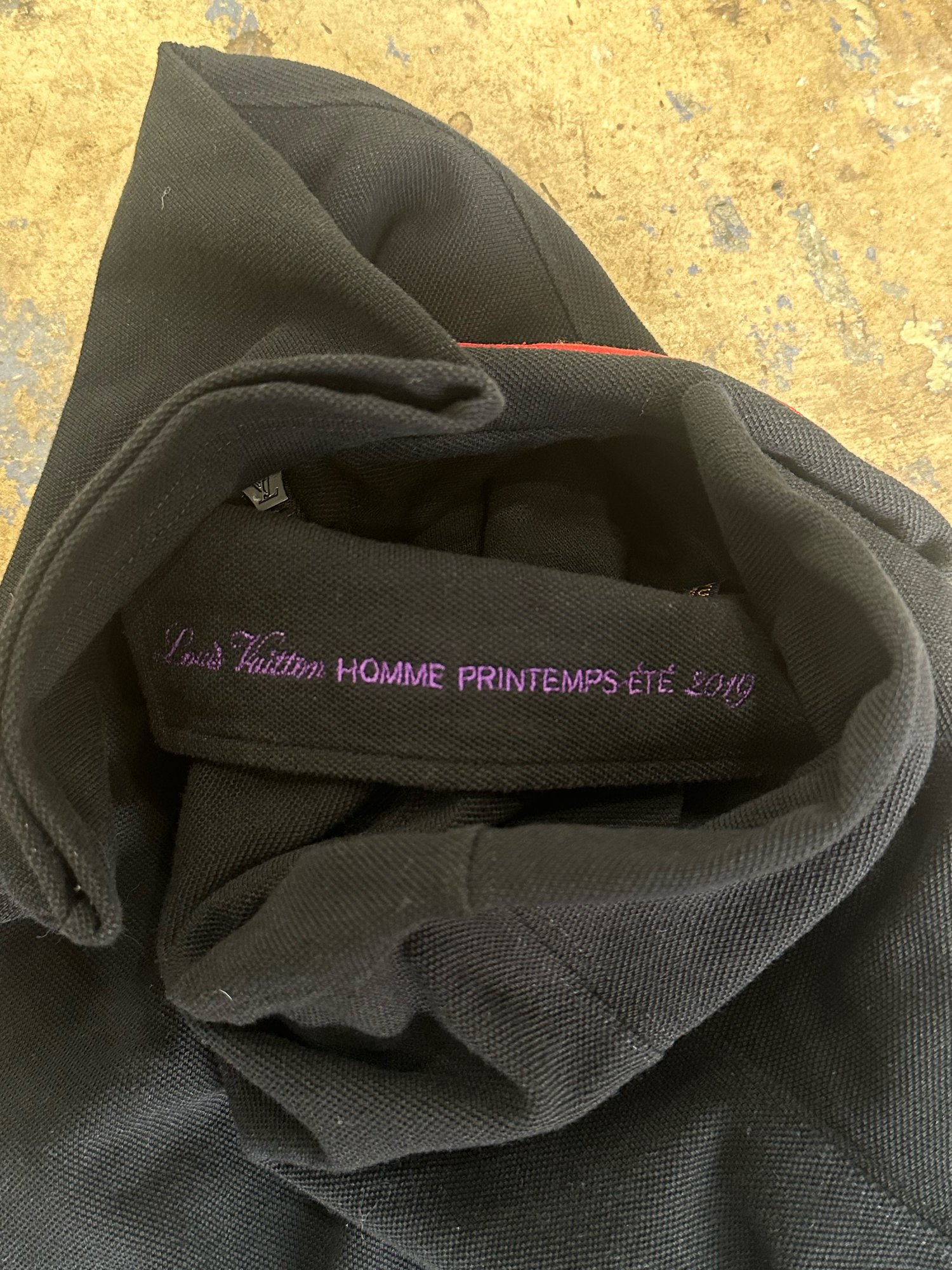 Image of Louis Vuitton SS19 Plain Rainbow Polo Halfzip