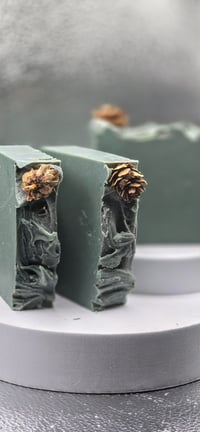 Image 1 of Olive wood and Cypress soap bar
