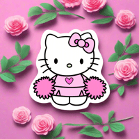 Image 1 of Kitty Cheer Sticker