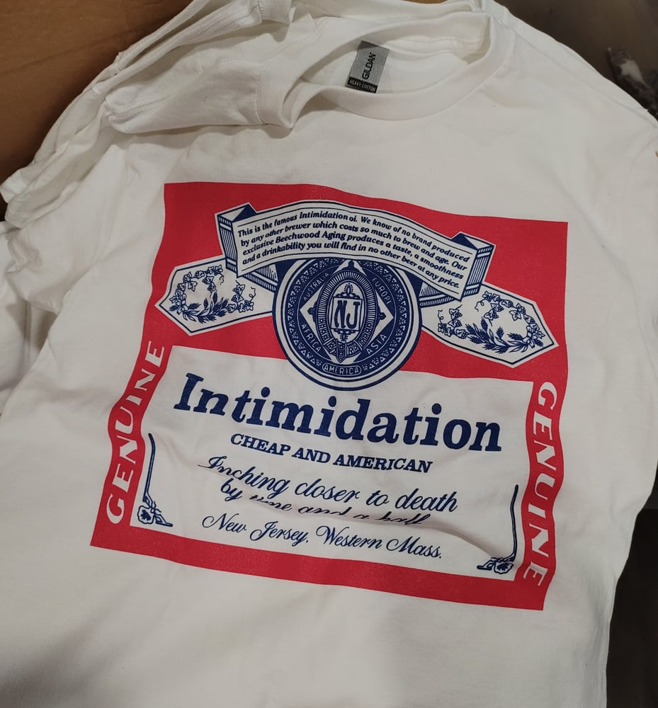 Image of Intimidation - Cheap and American Tee (Pre-order)