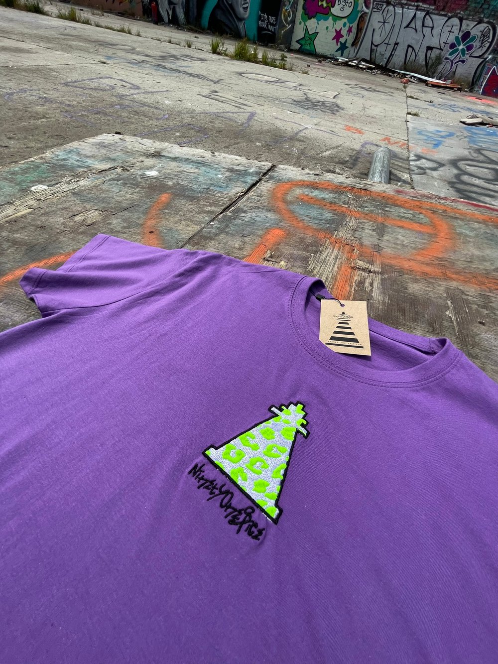 Image of Purple Leopard Lighthouse Tee