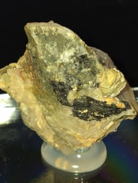 Image 1 of Black tourmaline/schorl and mica on quartz specimen 1