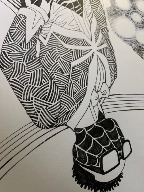 Image of MILES MORALES HELLFIRE GALA COVER original art