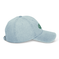 Image 2 of Perfcetion Oval Cap - Green/White on Denim