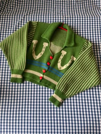 Image 2 of LUCKY HORSESHOE CARDIGANS