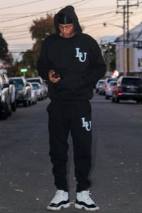 Image 3 of Black "LU" sweatsuit 