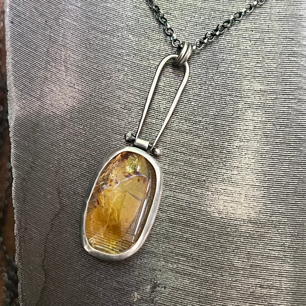 Image of Quartz with Mica Necklace 4