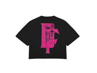 Image 2 of Powered by Jesus Tee (Pink)