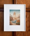 Limited edition Desert Springs painting print,  edition numbers 14-15 of 15 available