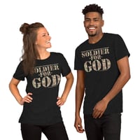 Image 2 of Soldier For God Dark Unisex t-shirt