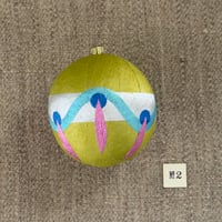 Image 4 of Round Metallic Retro Ornaments