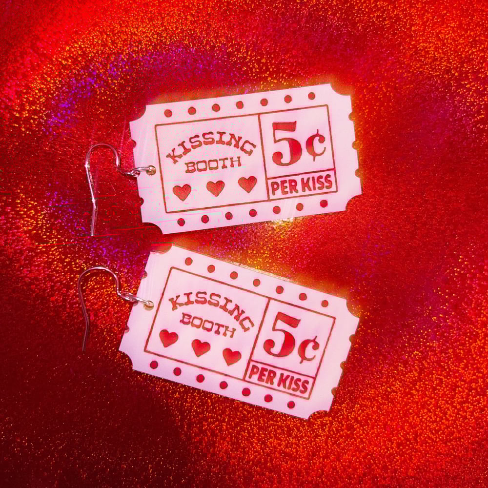 Image of Kiss Ticket Earrings