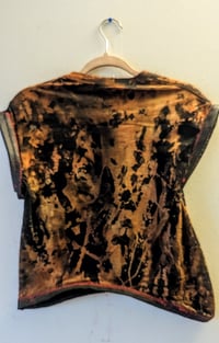 Image 5 of Hand-painted cobra skeleton cropped shirt