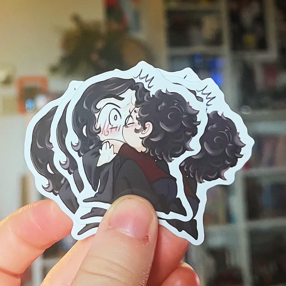 Image of Snarry surprise kiss sticker 2