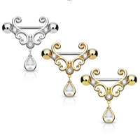 Tear Drop Dangle Nipple Ring