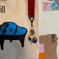 Image 3 of flesh and music tote bag