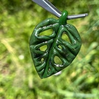 Image 1 of Sparkly Swiss Cheese Monstera Leaf