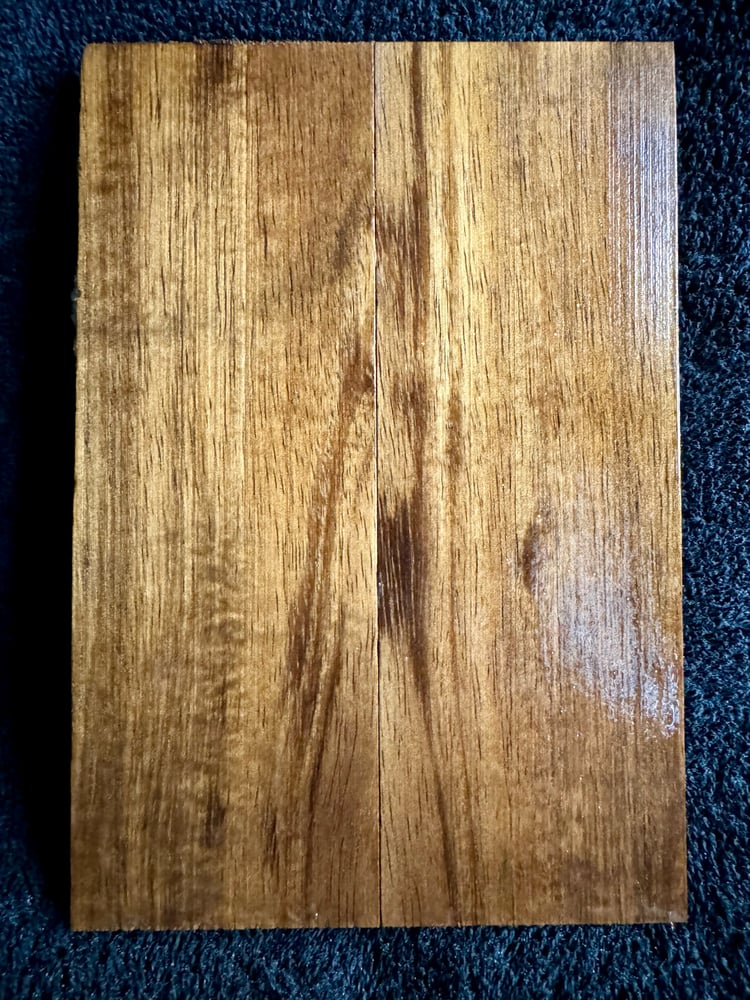 Image of Budget Curly Koa Knife Scales BK-74