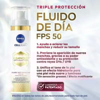 Image 5 of Nivea Luminoso Bundle ANTI-EDAD with Night and Day Cream (RED Tratamiento & Fluido SPF 50)