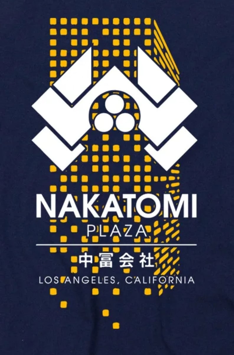 Urban Backwoods Maglietta Donna T-Shirt 'Nakatomi Plaza' - Cotone 100%, Regular Fit, Vestibilità Classica, Taglie S-XXXXXL