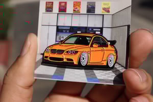 Image of KUWTB Kustoms E92 M3 GTS Fire Orange