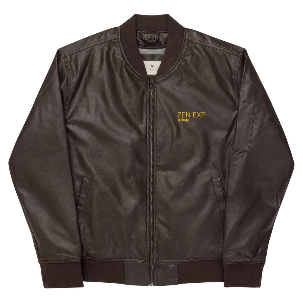 ZEN EXP - Yen Leather Bomber Jacket