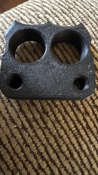 Image 5 of 2 Finger Solid Carbon Fiber Nylon Knuckle