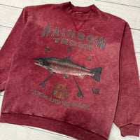 Image 2 of Vintage Rainbow Trout Crewneck - NST