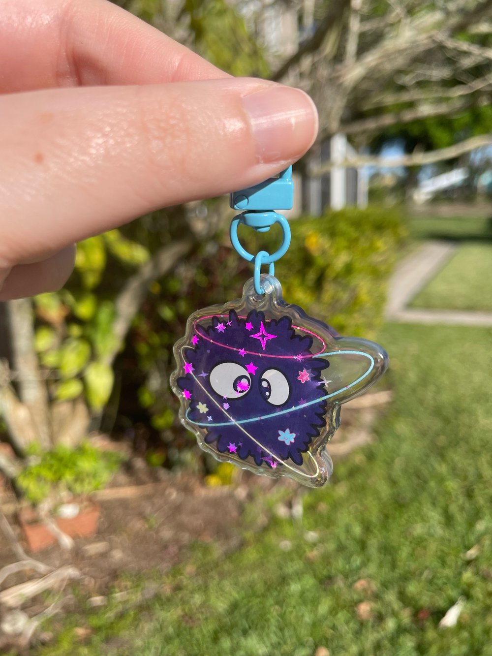 Image of Sugar Rush Soot Holographic Acrylic Keychain