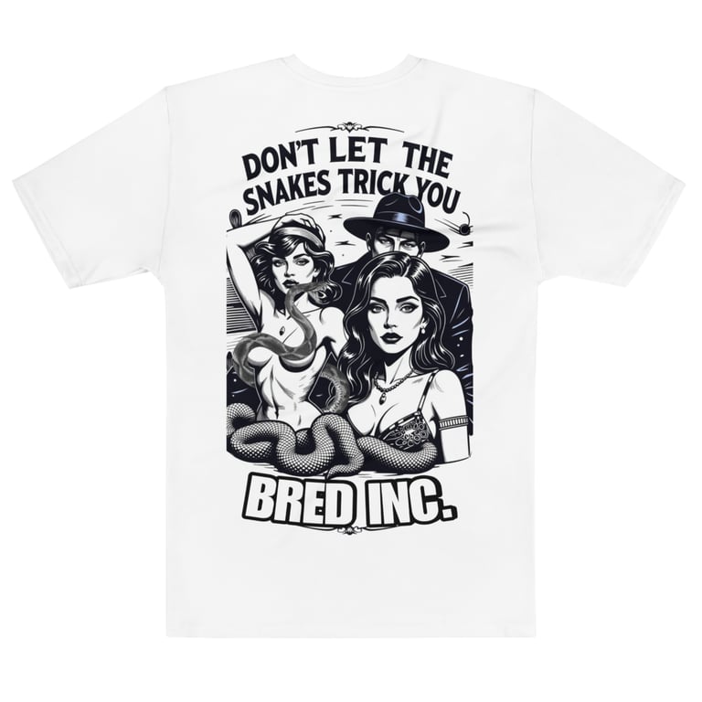 BRED INC. snakes t-shirt Image 2