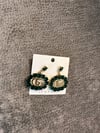 GG Green CZ Earrings