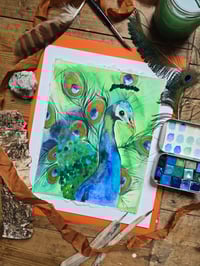 Image 1 of "Peacock" Original 