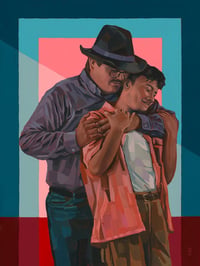 Something worth fighting for - 18x24" Acrylic on wood