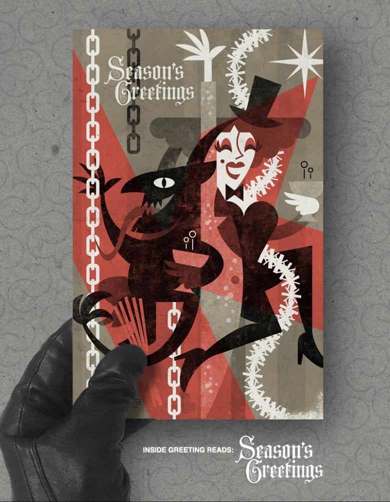Image of Xmas Card Pack: 'Krampusnacht Kabaret'