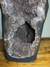 Image 3 of Rainbow Amethyst Geode Crystal Cave #2558