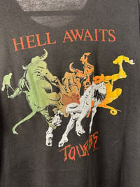 Image 5 of 1985 Slayer Hell Awaits Tour shirt 