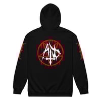Image 2 of Bleeding Pentagram Zip Hoodie